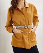 Veste 100% Lin Vera ocre