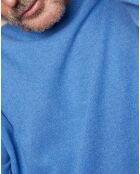 Pull 100% Cachemire 4 fils Harry col rond bleu vif