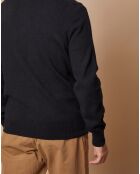 Pull 100% Cachemire Jules col camionneur noir