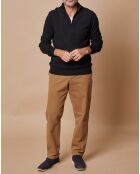 Pull 100% Cachemire Jules col camionneur noir