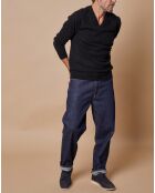 Pull 100% Cachemire 4 fils Antoine col V noir