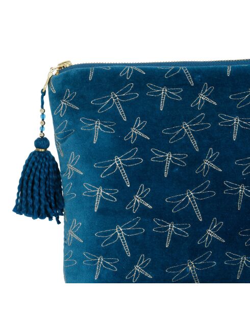 Pochette bleu marine - 26x5x21  cm