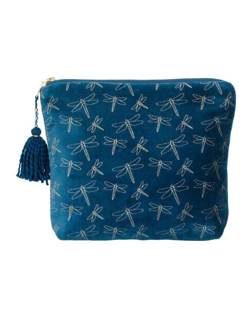 Pochette bleu marine - 26x5x21  cm