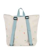 Sac À Dos ecru/turquoise - 33x8x28.5 cm