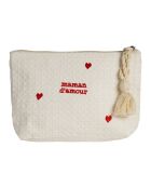 Pochette beige  - 20x5x15 cm