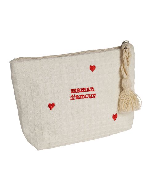 Pochette beige  - 20x5x15 cm