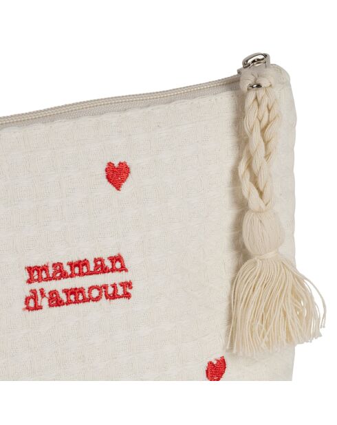 Pochette beige  - 20x5x15 cm