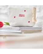 Pochette beige  - 20x5x15 cm