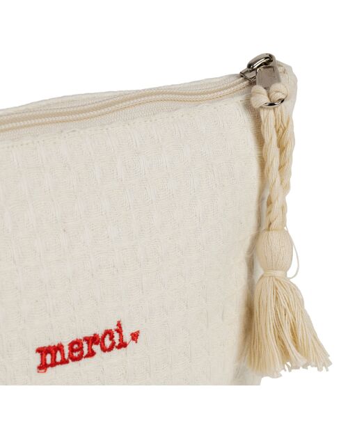 Pochette beige  - 20x5x15 cm