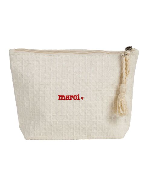 Pochette beige  - 20x5x15 cm