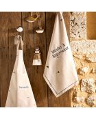 Patere Phare naturel/blanc  - 8.5x25x5 cm