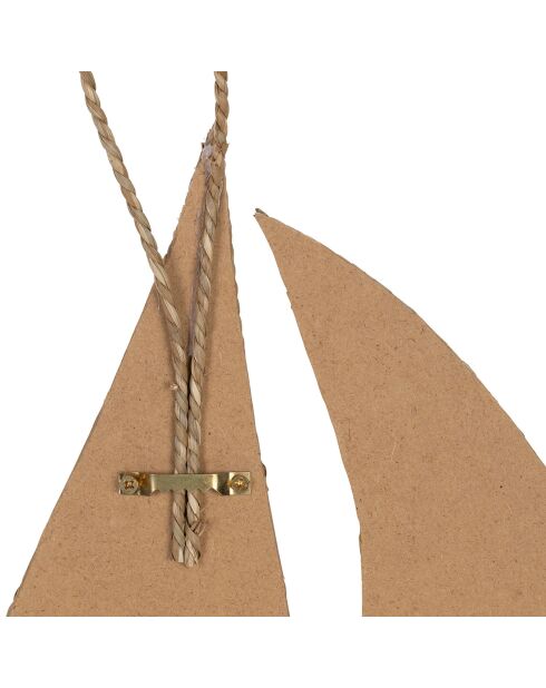 Decorazione da parete Natural Boat - 27x31 cm