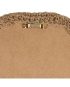 Decorazione da parete con elefante naturale - 24x40 cm