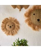 Decorazione da parete con elefante naturale - 24x40 cm