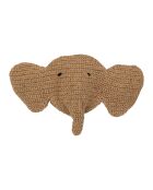 Decorazione da parete con elefante naturale - 24x40 cm