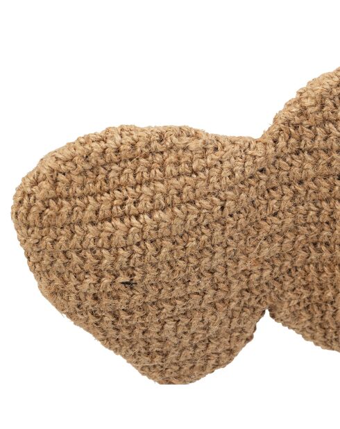 Decorazione da parete con elefante naturale - 24x40 cm