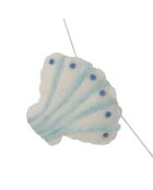 Ghirlanda da parete blu/ecru - 150 cm