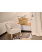 Ghirlanda da parete blu/ecru - 150 cm