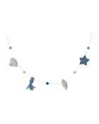 Ghirlanda da parete blu/ecru - 150 cm