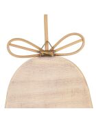 Miroir Poire naturel  - 28x48 cm