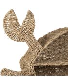 Wandplank met natuurlijke krabben - 86,5x51x15 cm