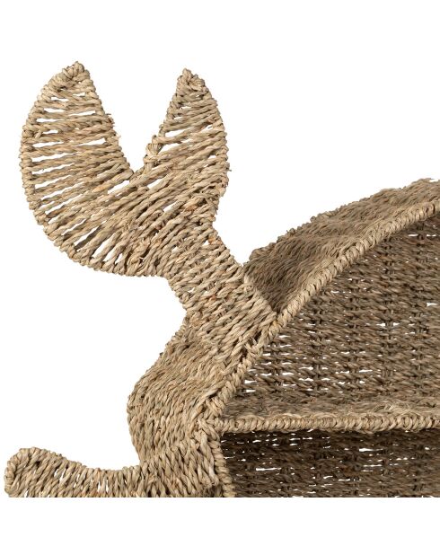 Wandplank met natuurlijke krabben - 86,5x51x15 cm