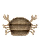 Wandplank met natuurlijke krabben - 86,5x51x15 cm