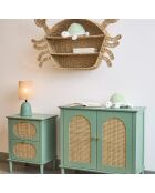 Wandplank met natuurlijke krabben - 86,5x51x15 cm