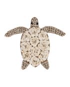Natuurlijke wanddecoratie voor zeeschildpadden - 35x30 cm