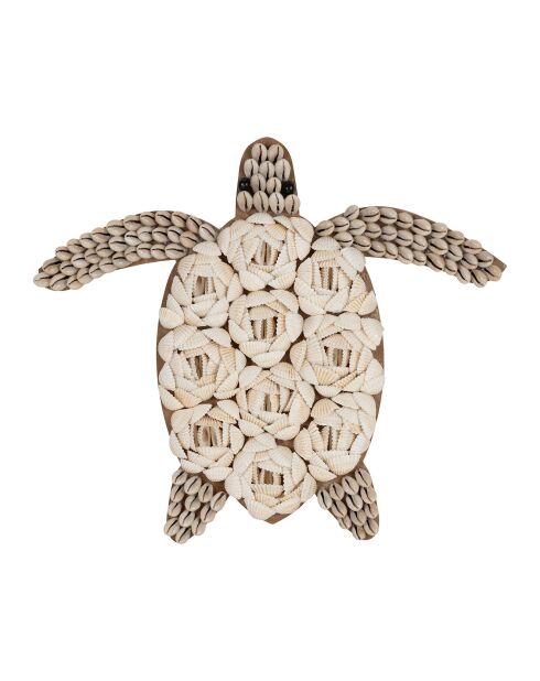Natuurlijke wanddecoratie voor zeeschildpadden - 35x30 cm