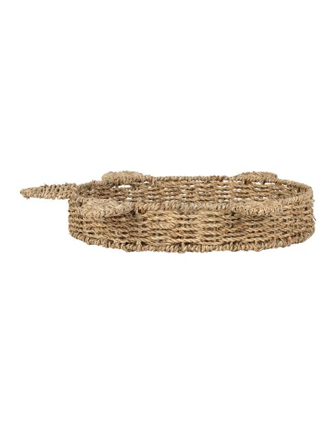 Vassoio tartaruga naturale - 42x37,5x6,5 cm