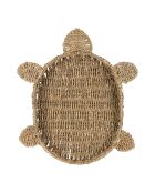 Natürliches Schildkröten-Tablett - 42x37,5x6,5 cm