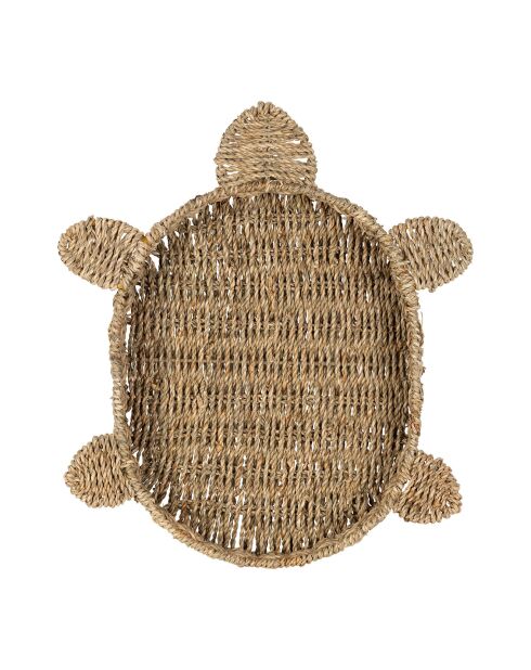 Vassoio tartaruga naturale - 42x37,5x6,5 cm