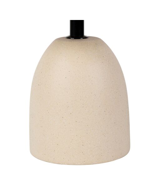 Lampe Jadea ecru ecru/beige - D.11-14x33 cm