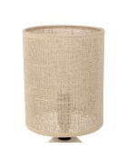 Lampe Jadea ecru ecru/beige - D.11-14x33 cm