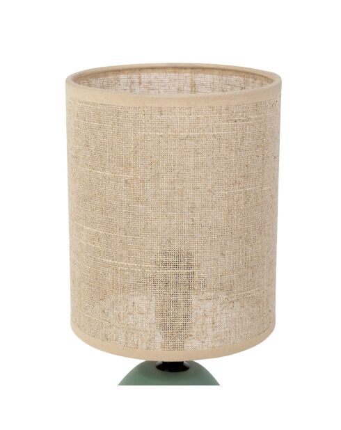 Lampe Jadea Sage Salbei/Beige - D.11x33 cm