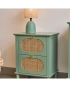 Lampe Jadea Sage Salbei/Beige - D.11x33 cm