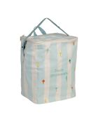 Isothermische tas ecru/turkoois - 35x25x40 cm