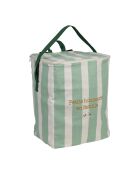 Koeltas ecru/groen - 35x25x40 cm