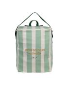 Koeltas ecru/groen - 35x25x40 cm