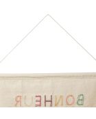 Beige Happiness Canvas - 86,5x60 cm