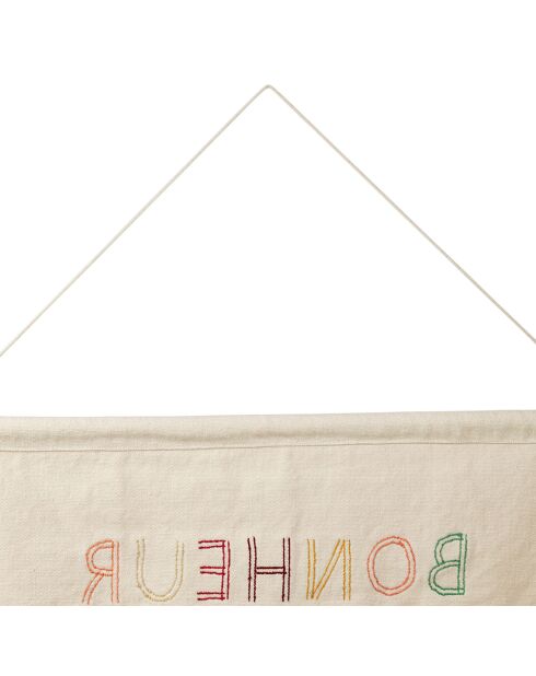 Beige Happiness Canvas - 86,5x60 cm