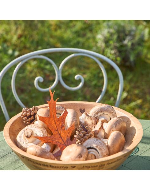 Saladier marron  - D.30x10 cm