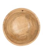 Saladier marron  - D.30x10 cm