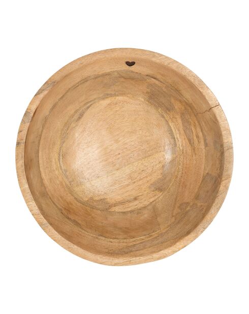 Saladier marron  - D.30x10 cm