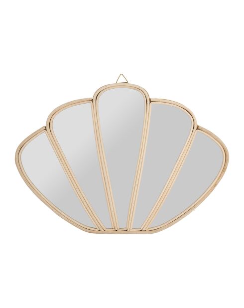 Miroir Coquillage naturel  - 50x35 cm