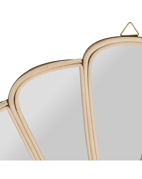 Miroir Coquillage naturel  - 50x35 cm