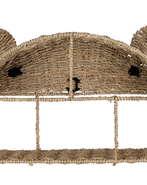 Wandplank Natural Bear - 55x57x15 cm