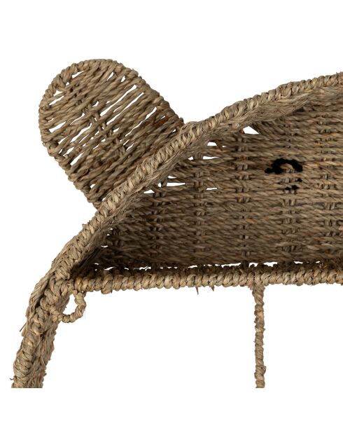 Wandplank Natural Bear - 55x57x15 cm