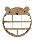 Wandplank Natural Bear - 55x57x15 cm